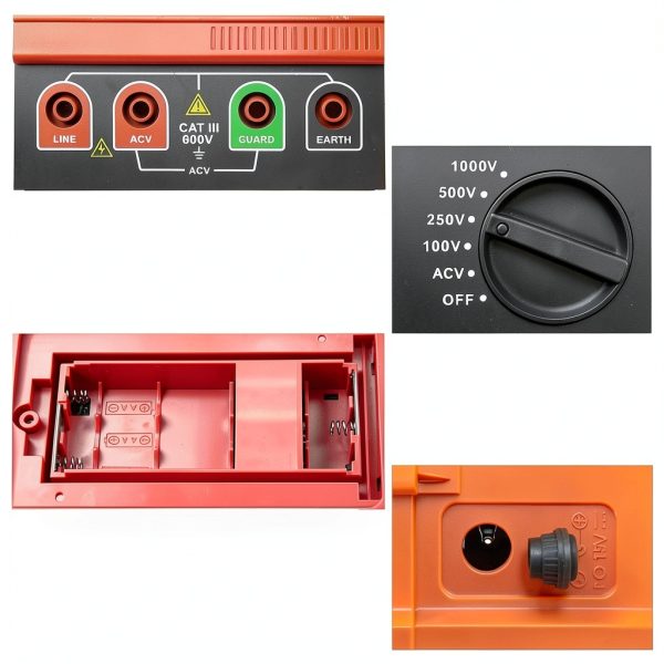 UNI-T UT501C Insulation Resistance Tester 100V‑1000V Megohmmeter LED-6
