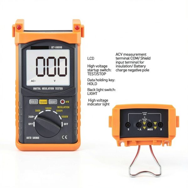 HaiYusee Megohmmeter Insulation Meter with Voltage Regulator-1
