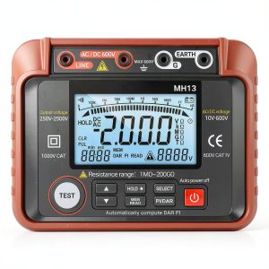 KKnoon MH13 Digital Insulation Tester 1MΩ-200GΩ Auto-Range 2000 LCD-0