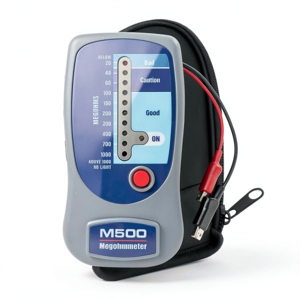M500 Megohmmeter Insulation Meter by FOWBOA with LED and ABS Case-6