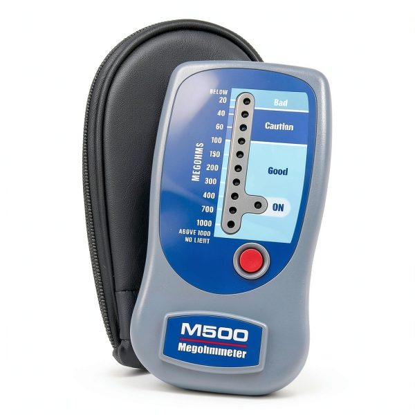 M500 Megohmmeter Insulation Meter by FOWBOA with LED and ABS Case-1