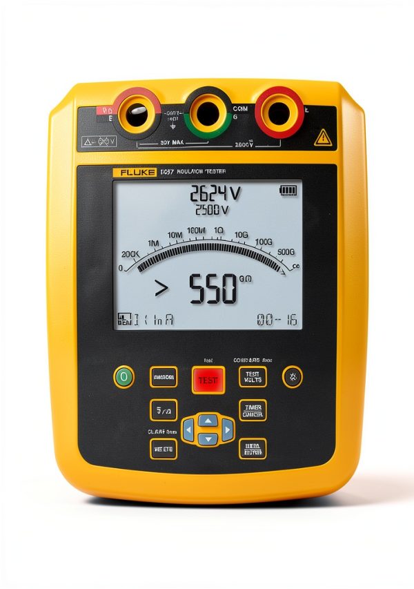 Fluke 1537 Insulation Tester 250-2500V 500G Ohm Resistance-0