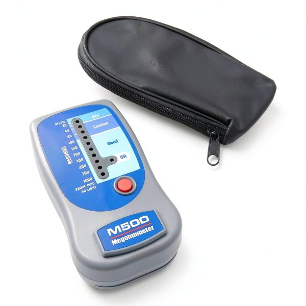 M500 Megohmmeter Insulation Meter by FOWBOA with LED and ABS Case-3